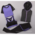 Wholesale price customized three pieces set athleisure yoga bra